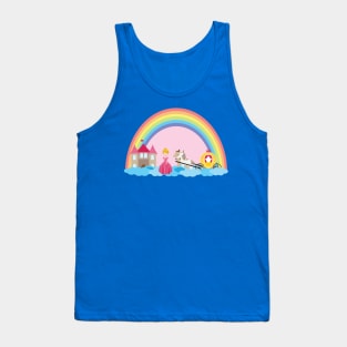 Unicorn and princess 3 Tank Top